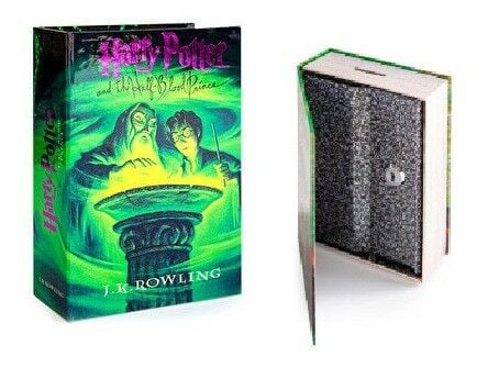 Harry Potter Kitap Şekilli Kilitli Gizli İçi Çelik Para Kasası