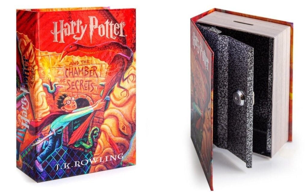 Kitap Görünümlü Kilitlenebilir Gizli Kasa Harry Potter Chamber of Secrets Sırlar Odası Lisanslı