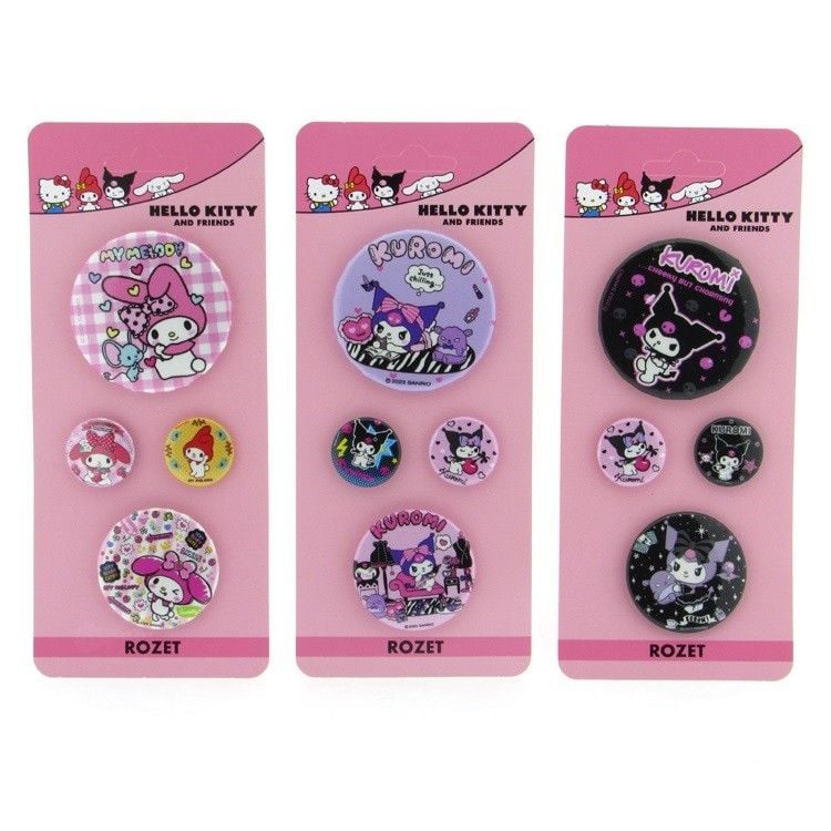 Hello Kitty ve Friends 4' lü Rozet Seti