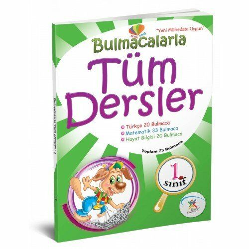 5 Renk 1. Sınıf Bulmacalarla Tüm Dersler