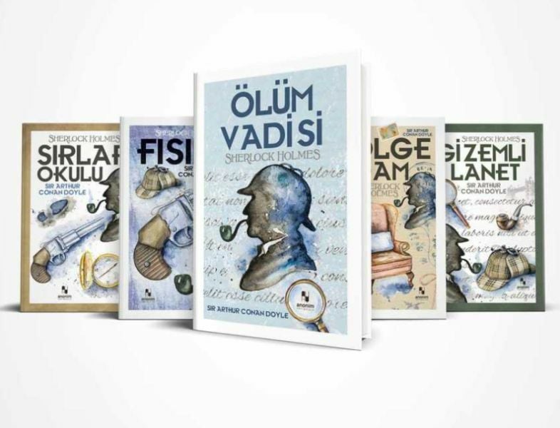 Sherlock Holmes Serisi Kutulu Set 5 Kitap Takım SİR ARTHUR CONAN DOYLE