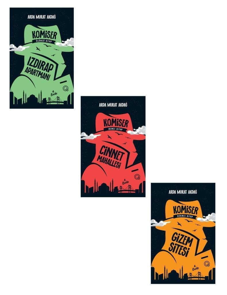 Arda Murat Akdağ Komiser Seti 3 Kitap