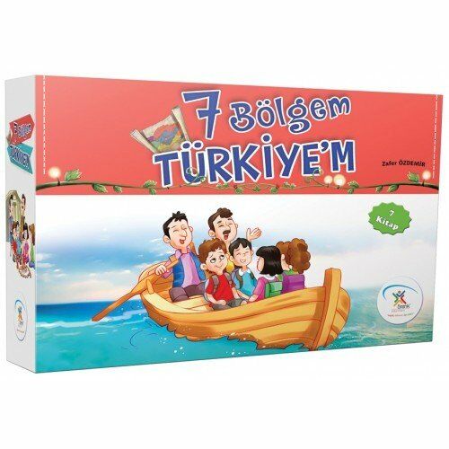 5 Renk 4. Sınıf 7 Bölgem Türkiyem Hikaye Seti 7 Kitap