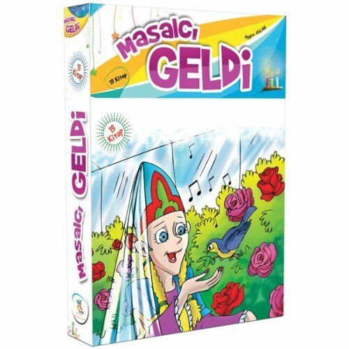 1. Sınıf 5 Renk Masalcı Geldi (15 Kitap)