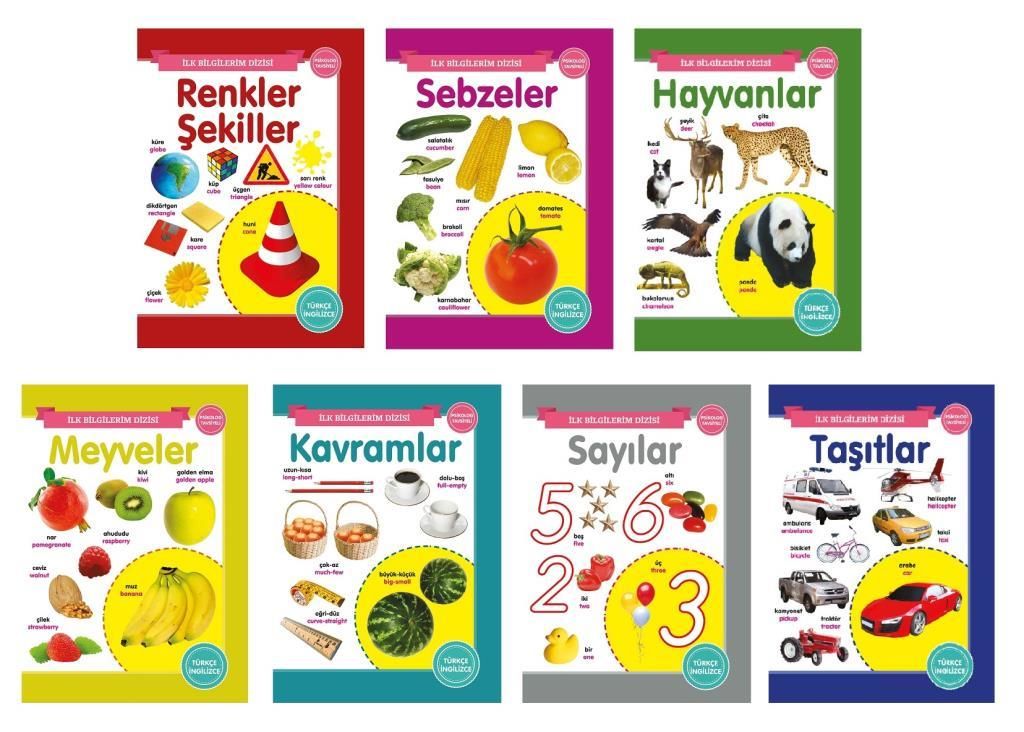İlk Bilgilerim Dizisi 7 Kitap Set CİLTLİ