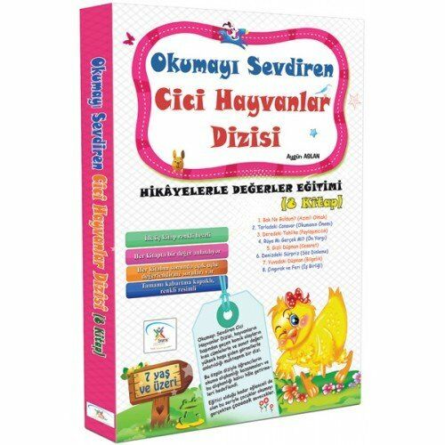 5 Renk 1. Sınıf Okumayı Sevdiren Cici Hayvanlar 8 Kitap