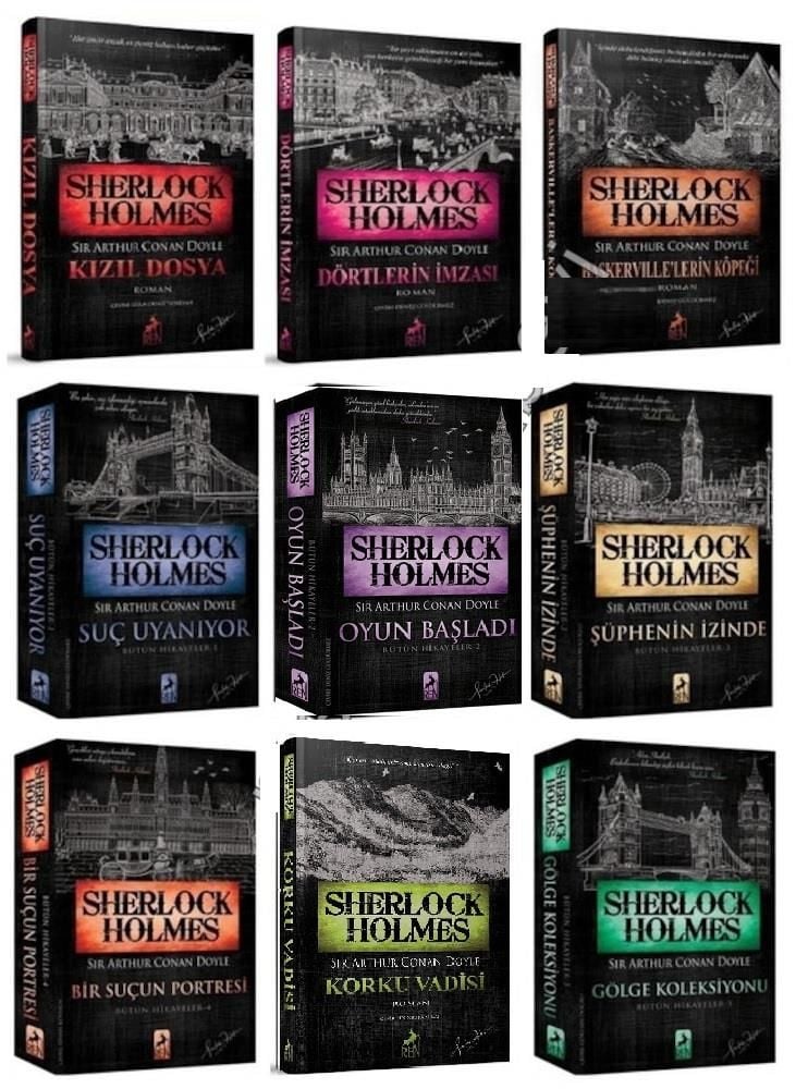Sherlock Holmes Seti 9 Kitap