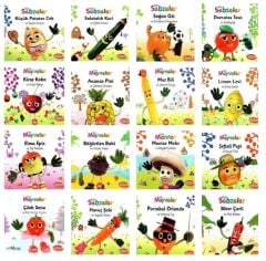 İlk Okuma Küçük Meyveler Küçük Sebzeler Seti 16 Kitap