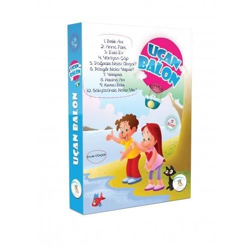 5 Renk 1. Sınıflar İçin Uçan Balon Kitap Seti 15 Kitap