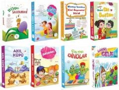 5 Renk 1. Sınıflar İçin Hikaye Seti 8 Kutu 110 Kitap