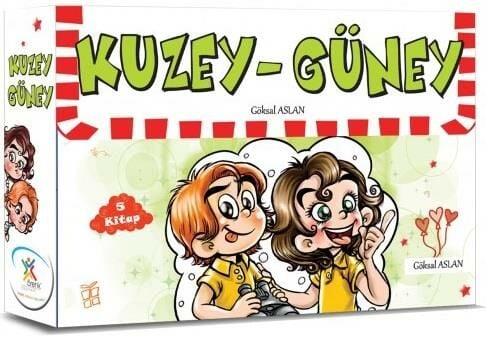 5 Renk Kuzey Güney Hikaye Seti 5 Kitap