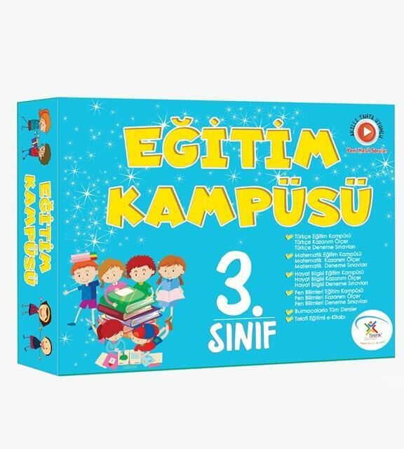 5 Renk 3. Sınıf Eğitim Kampüsü 5 Kitap Set