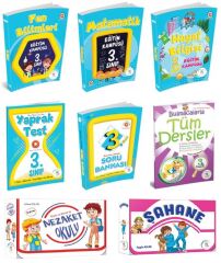 5 Renk 3. Sınıf Tüm Dersler Eğitim Seti + Hikaye Seti 8 li Set