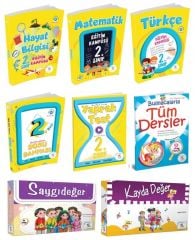 5 Renk 2. Sınıf Tüm Dersler Eğitim Seti + Hikaye Seti 8 li Set