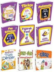 5 Renk 4. Sınıf Tüm Dersler Eğitim Seti + Hikaye Seti 9 lu Set