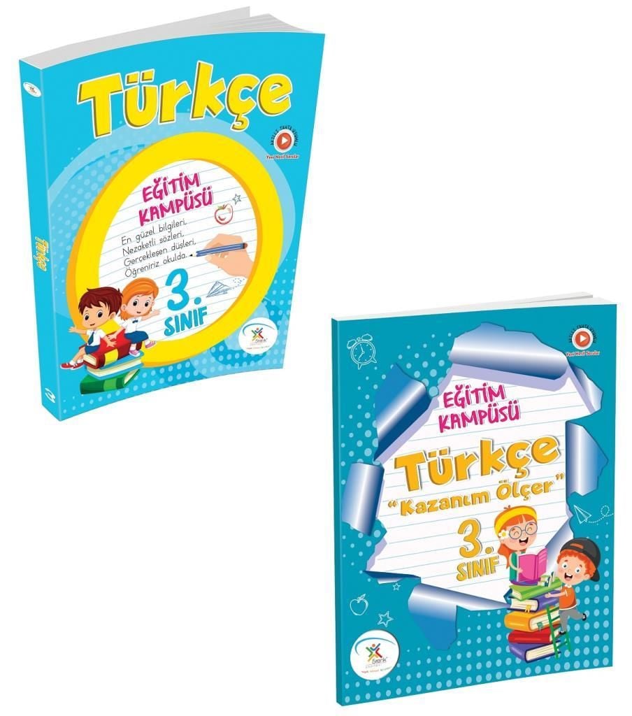 5 Renk 3. Sınıf Türkçe Eğitim Kampüsü 2 Kitap