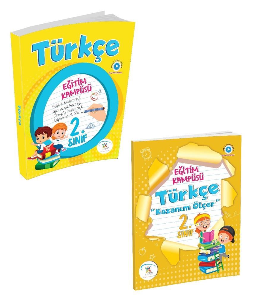 5 Renk 2. Sınıf Türkçe Eğitim Kampüsü 2 Kitap