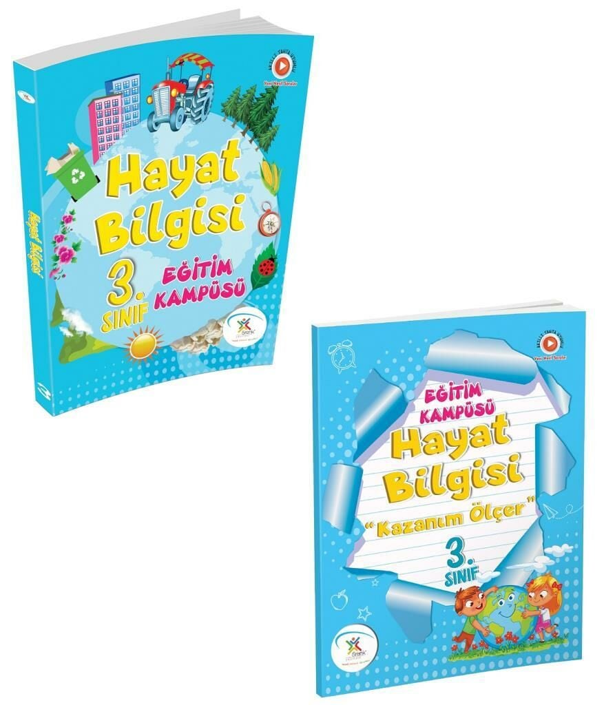 5 Renk 3. Sınıf Hayat Bilgisi Eğitim Kampüsü 2 Kitap