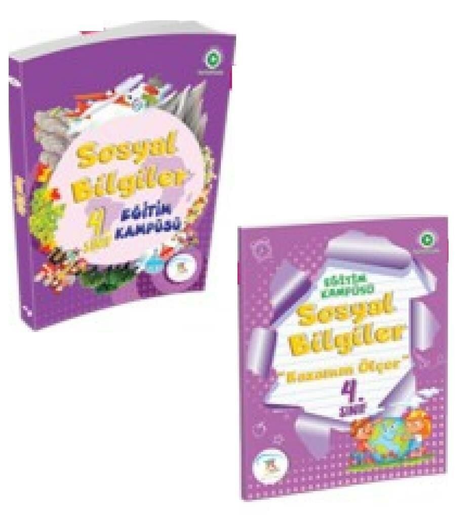 5 Renk 4. Sınıf Sosyal Bilgiler Eğitim Kampüsü 2 Kitap