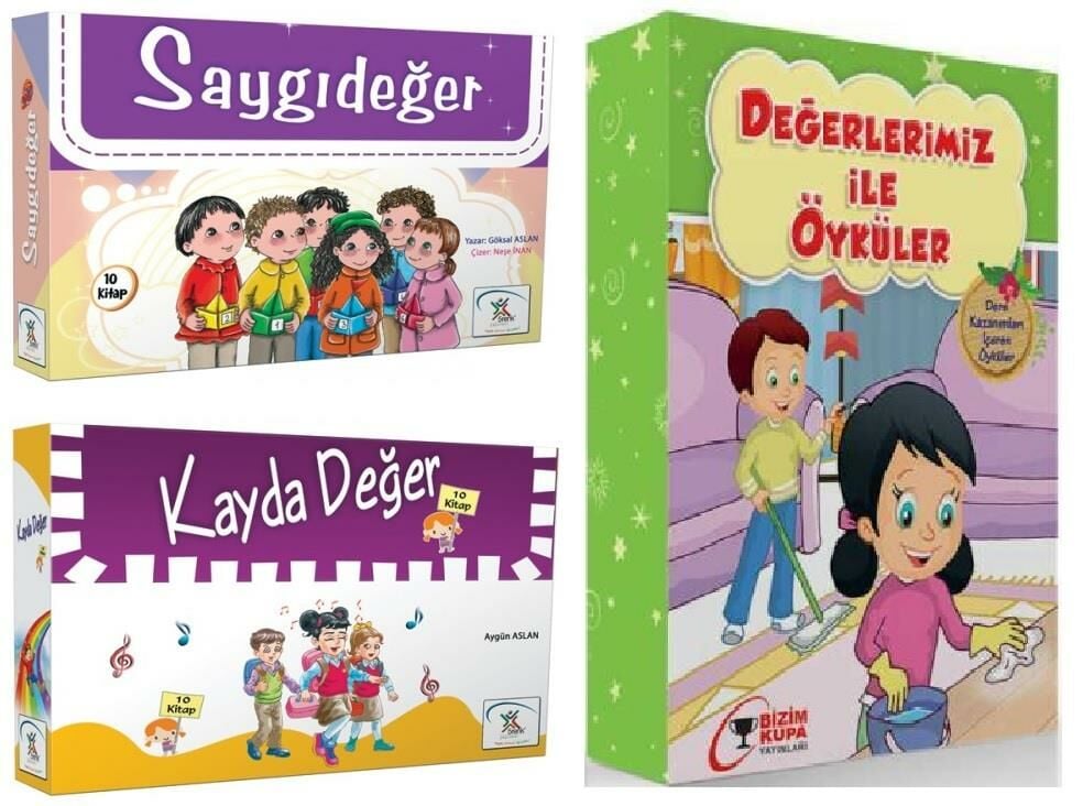 Saygıdeğer + Kaydadeğer + Değerlerimiz İle Öyküler 30 Kitap 2. Sınıf