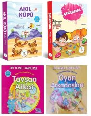 Akıl Küpü + Şekerpare + Eğlenceli Neşeli Hayvan Öyküleri 30 Kitap (1. Sınıf)