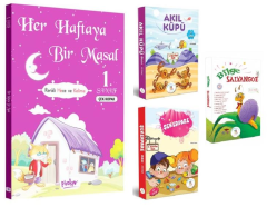 5 Renk 1. Sınıf Hikaye Seti Şekerpare + Akıl Küpü + Bilge Salyangoz + Her Haftaya Bir Masal (31 Kİtap)