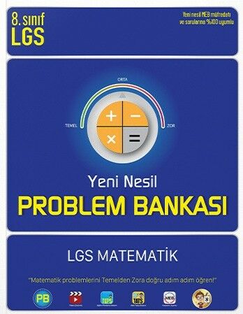 Tonguç 8.Sınıf LGS Matematik Problem Bankası