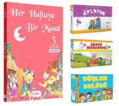5 Renk 3. Sınıf Eflatun + Süper Babaanne + Düşler Kulübü +  Her Haftaya Bir Masal (31 Kitap)