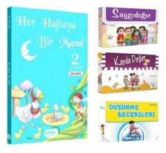 5 Renk 2. Sınıf  Düşünme Becerileri + Kayda değer + SaygıdeğerHer Haftaya Bir Masal (31 Kitap)