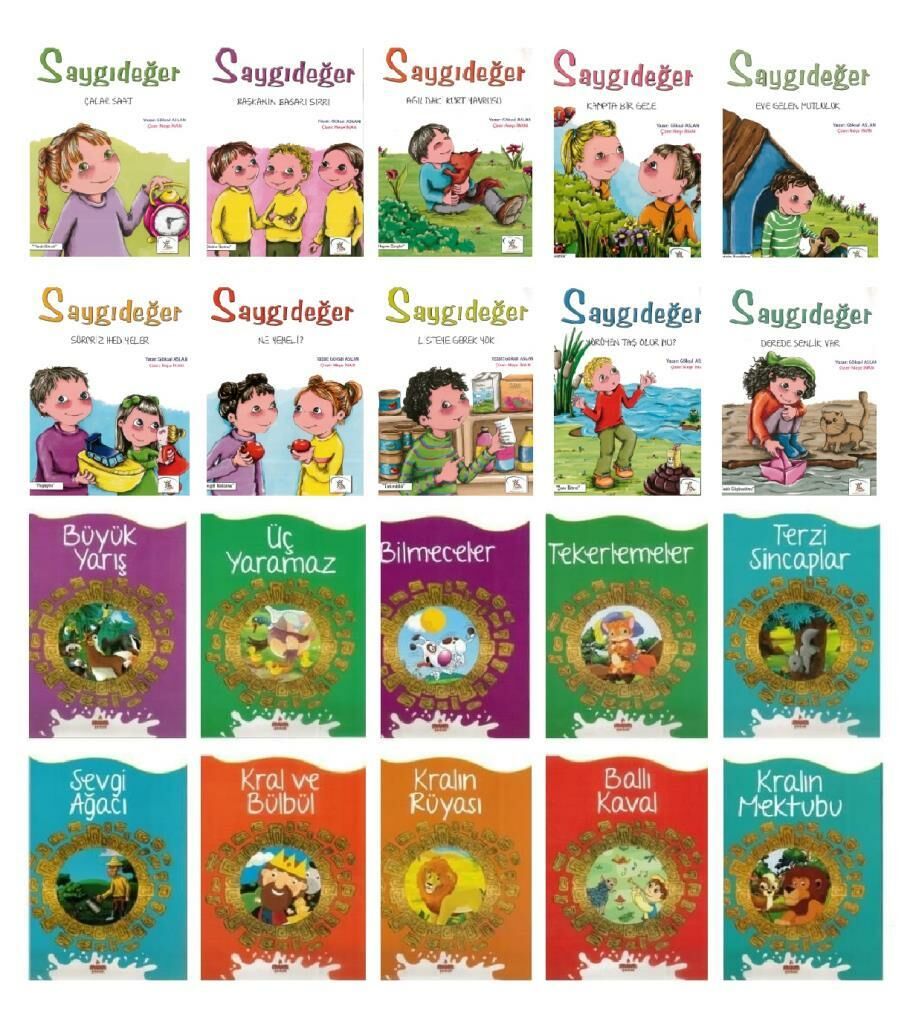 2. Sınıf Okumayı Sevdiren Hikaye Seti 20 Kitap (Saygıdeğer - 100 Temel Eser)