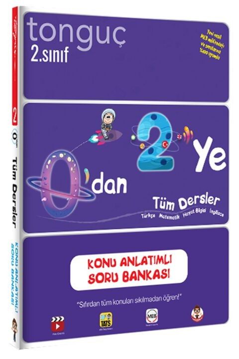 Tonguç 2. Sınıf 0 dan 2 ye Konu Anlatımlı Soru Bankası