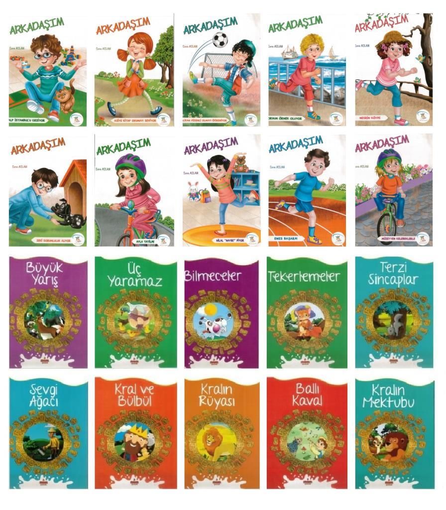 2. Sınıf Okumayı Sevdiren Hikaye Seti 20 Kitap (Arkadaşım - 100 Temel Eser)