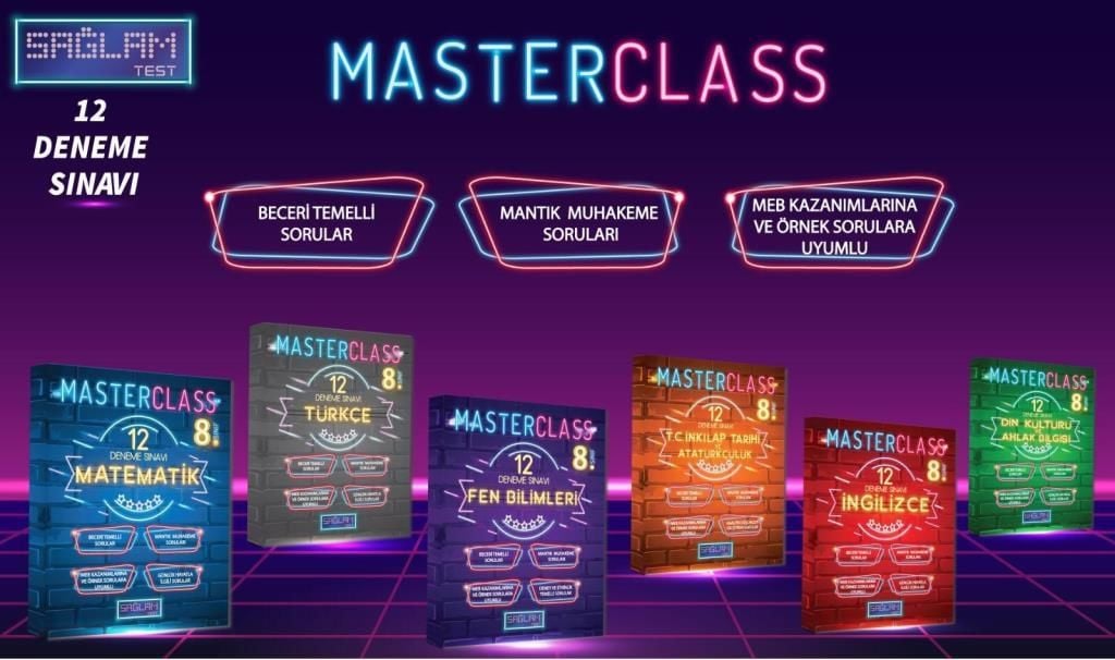 Sağlam 8. Sınıf Lgs Masterclass Deneme Seti 6 Ders