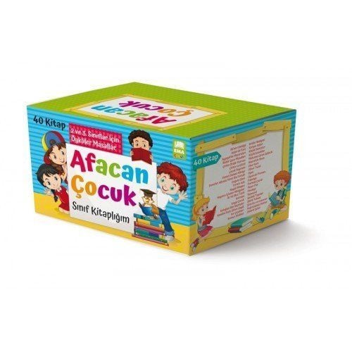Ema 2. ve 3. Sınıflar Afacan Çocuk Sınıf Kitaplığı 40 Kitap