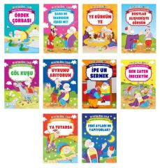 Ema 1. Sınıf Etkinliklerle Nasrettin Hoca Fıkraları 10 Kitap Büyük Boy