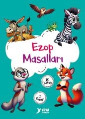 Yuva 1.Sınıf Ezop Masalları 10 Kitap