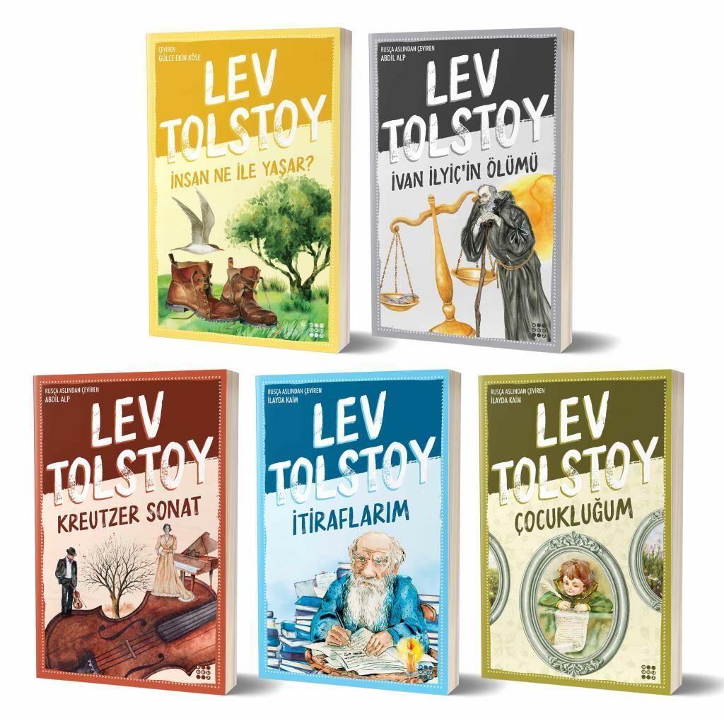 Lev Tolstoy Seti 5 Kitap