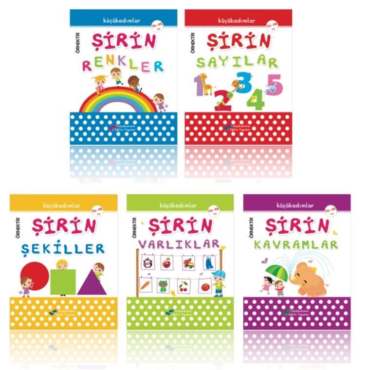 Sadık Uygun Okul Öncesi Şirin Eğitim Seti 5 Kitap (36-48 Ay)