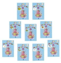 Eğlenceli Boyama Kitabı Seti Mavi Seri (10 Kitap)
