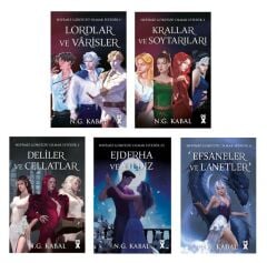 Hepimiz Gökyüzü Olmak İstedik Seti 5 Kitap (Krallar ve Soytarıları Toprak +Lordlar ve Varisler + Ejderha ve Yıldız + Deliler ve Cellatlar + Efsaneler ve Lanetler)