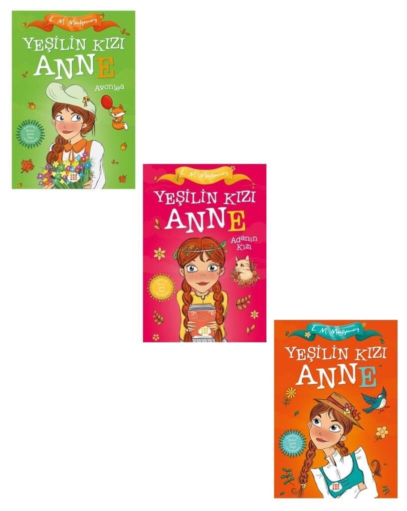 Yeşilin Kızı Anne Seti 3 Kitap (Çocuklar İçin)