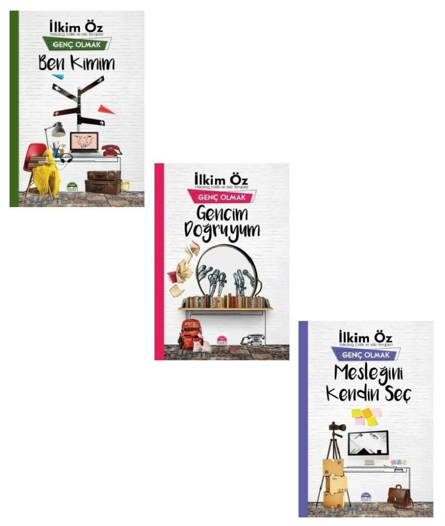 Psikolog İklim Öz Genç Olmak Set 3 Kitap Gencim Doğruyum - Mesleğini Kendin Seç - Ben Kimim