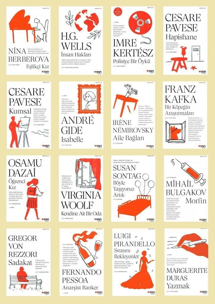 Can Kısa Modern Klasikler 16 Kitap Set