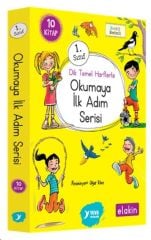 Yuva 1. Sınıf Dik Temel Okumaya İlk Adım Serisi ELAKİN 10 Kitap
