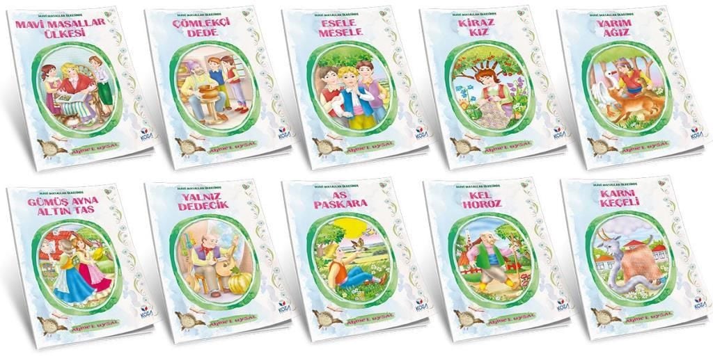 Koza 1. Sınıf Mavi Masallar Ülkesinde Dizisi (10 Kitap)