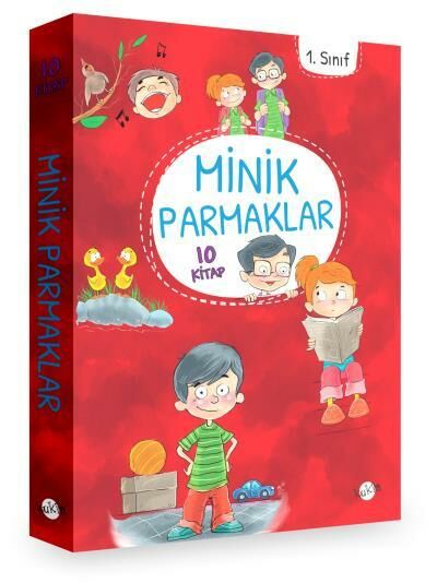 Kukla 1. Sınıf Minik Parmaklar Serisi Düz Yazı 10 Kitap
