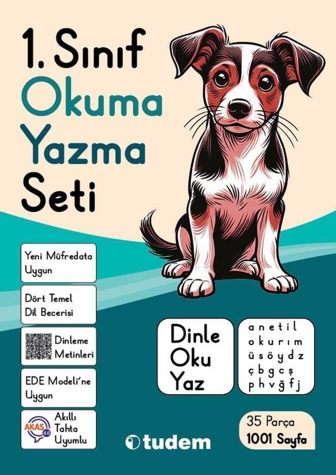 Tudem 1.Sınıf Okuma Yazma Seti (Dinle Oku Yaz)