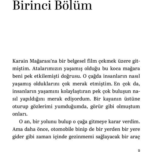 Zaman Bisikleti 1 BİLGİN ADALI