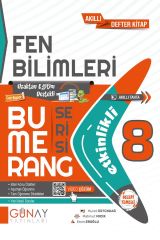 Günay 8. Sınıf Bumerang Fen Bilimleri Etkinlikli Akıllı Kitap