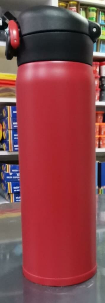 Piano Çelik Termos 500 Ml Kilitli (Bordo)
